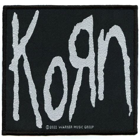 Korn Rock Band Logo Patch American Nu Metal Woven Iron on – Patch Collection