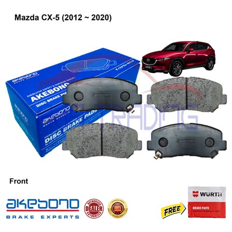 Genuine Akebono Front Brake Pads For Mazda Cx With Free