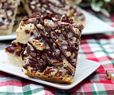 Dark Chocolate Cranberry Magic Bars Kitchen Fun With My 3 Sons