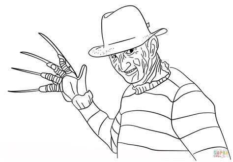 Desenho de Freddy Krueger para colorir | Desenhos para colorir e ...