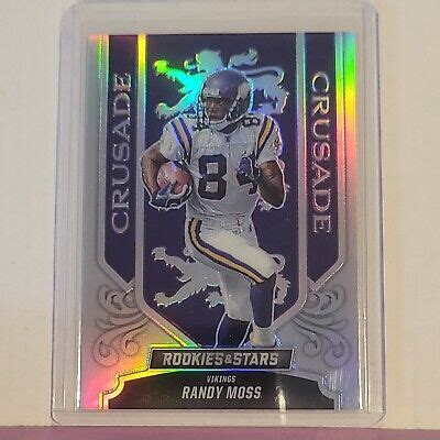 Panini Rookies Stars Crusade Silver Cr Randy Moss Ebay