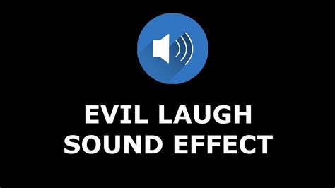 Evil Laugh Sound Effect Youtube