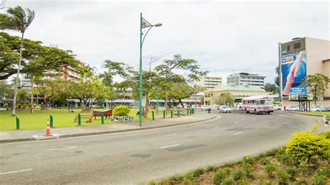 SUVA, FIJI - JAN 06 2017:Aerial View Of Suva City Center, Fiji. Suva Is ...