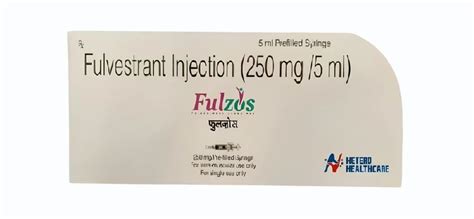 Fulzos Fulvestran 250mg Injection At Best Price In Nagpur By Varun