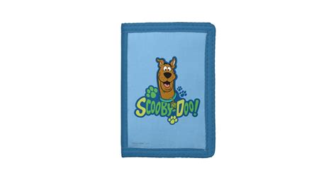 Scooby-Doo Paw Print Character Badge Tri-fold Wallets | Zazzle