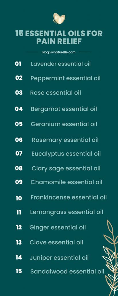 What Is The Best Oil For Pain Relief Vivnaturelle