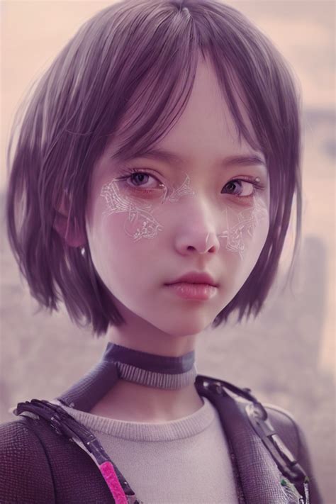 Krea Ai Kawaii Girl Ultra Realistic Concept Art Intrica