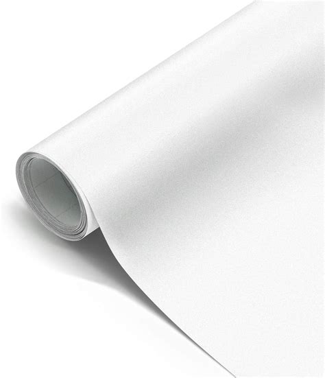 Autoadhesivo Mate Papel Pintado Muebles De Cocina Vinilo Blanco 61 X