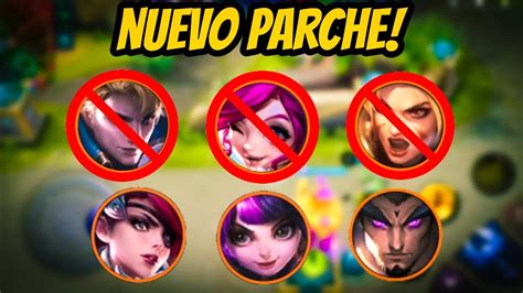 NUEVO PARCHE REVAMPS ANULADOS BUFF WANWAN NERF LESLEY MOBILE