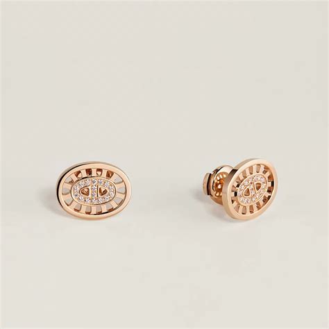 Chaine d ancre Divine stud earrings small model Hermès Macau SAR