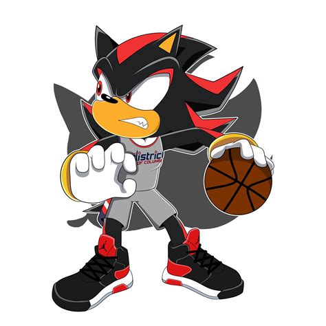 SHADOW BASKETBALL 🏀 ⚫️🔴 Art by me : r/SonicTheHedgehog