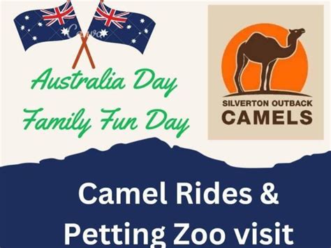 Visit the camel farm on Australia Day | Silverton Outback Camels