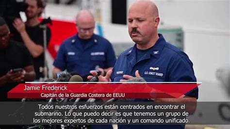 Detectados ruidos submarinos en la búsqueda del submarino Titán La