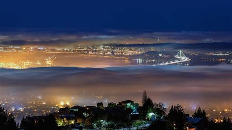 View From Grizzly Peak In The Berkeley Hills Above Berkeley California