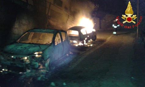 Jerzu Due Auto In Fiamme Nella Notte Si Indaga Sulle Cause Vistanet