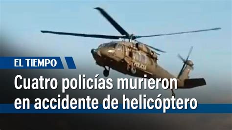 Encuentran accidentado helicóptero de la Policía no hay sobrevivientes