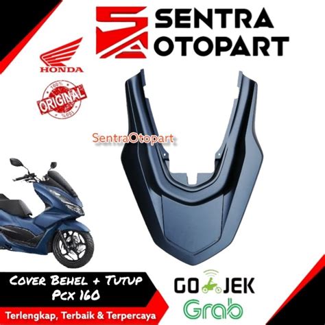 Jual Cover Behel Stop Besar Kecil Biru Doff Dop Pcx Original