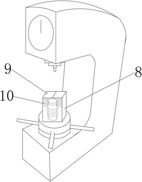 一种能清理残渣的硬度检测机的制作方法