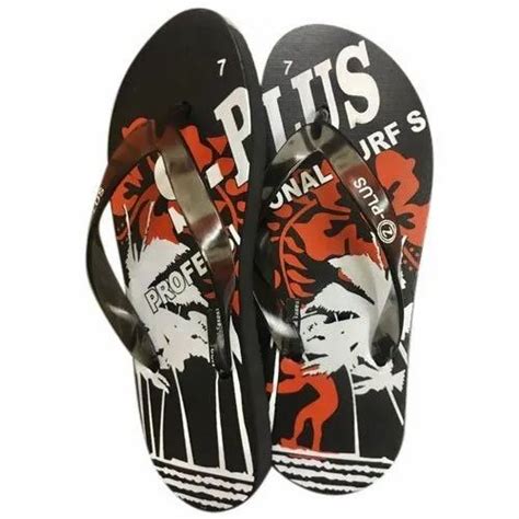 Z Plus Mens Printed Rubber Slipper Size At Rs Pair In Jalandhar