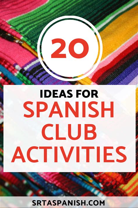 Does your school have a Spanish club? Whether you want to start one, or ...