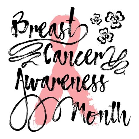 Breast Cancer Awareness Month sign. Stock Vector Image by ©goldenshrimp ...