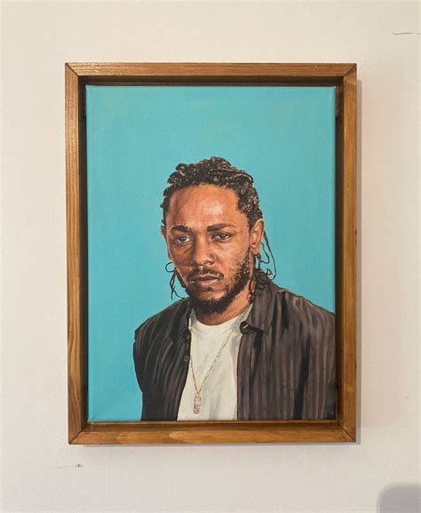 No Portrait Of Kendrick Lamar Oil Painting By J R Root Artfinder