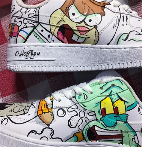 Spongebob Squarepants Custom Air Force Artofit