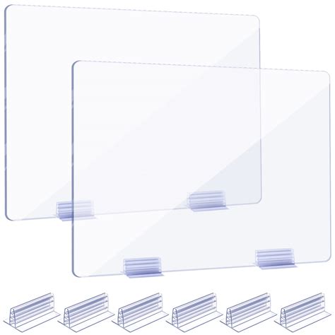 Snapklik Weysat Counter Desk Sneeze Guard Acrylic Panels Holder