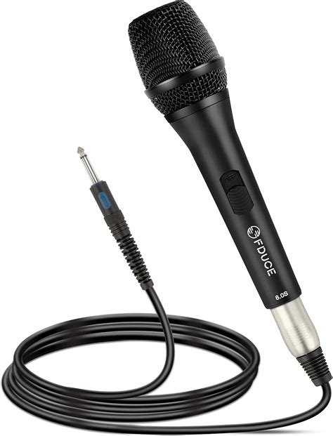 Fduce Microphone Dynamique S Micro Karaok Vocal Avec C Ble Xlr De