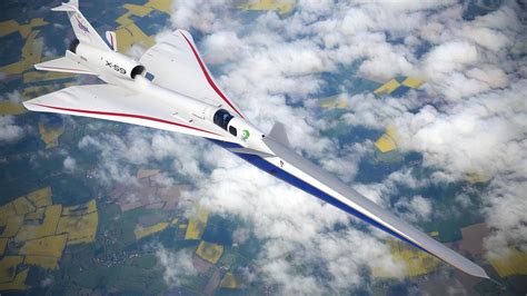 NASA's X-59 'quiet' supersonic jet heads for a new red, white and blue ...