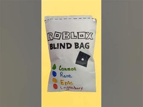 roblox blind bag #blindbag #blindbags #craft #diy #papersquishy #papercraft #roblox #asmr #kpop ...