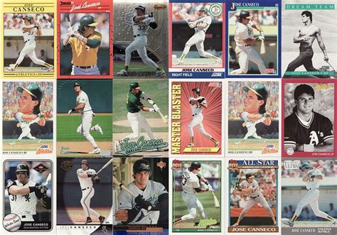 Jose Canseco baseball cards! | Baseball cards, Jose canseco, Baseball