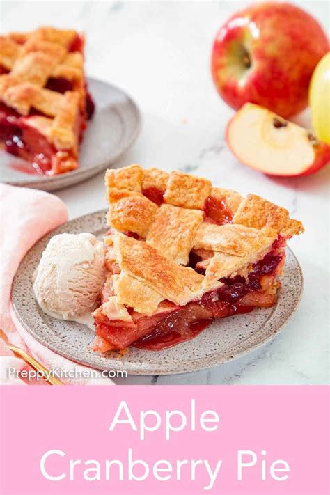 Apple Cranberry Pie Preppy Kitchen