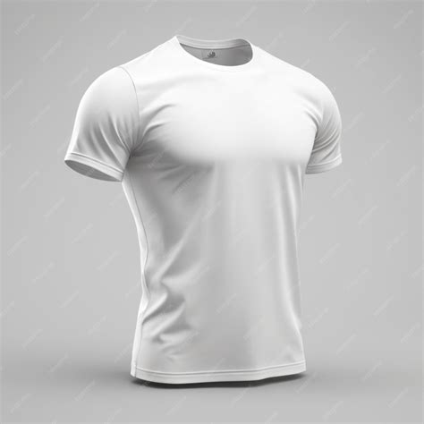 Premium Psd A White T Shirt With A White Logo On The Front