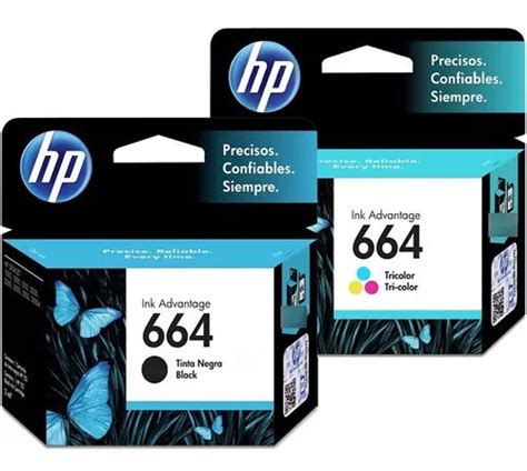 Tinta Hp 664 Kit Negro Y Tricolor Deskjet Ink 1115 3835 2135