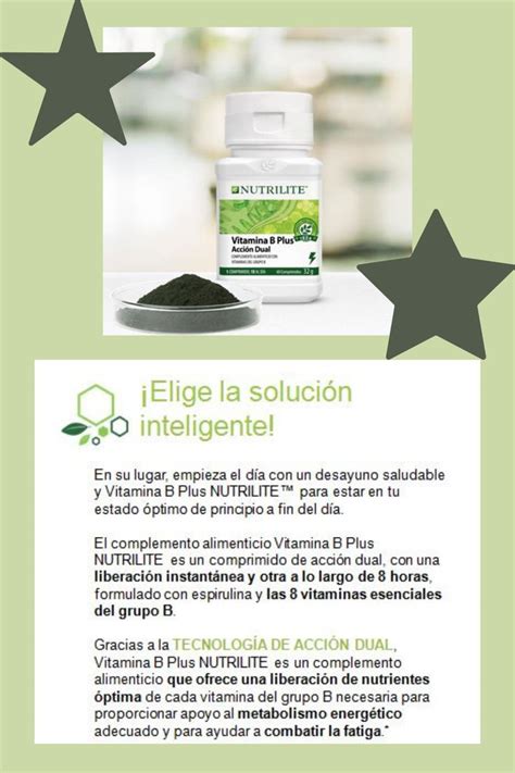 Vitamina B Plus Nutrilite™ Vitamina E Vitamina B Productos Amway