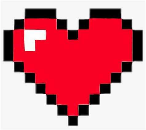 Coraz N Png Heart Pixelart Game Retro Red Minecraft Life Pixel The