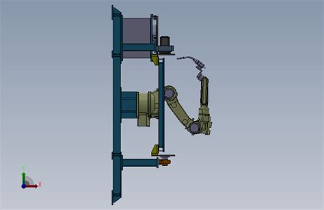 1t伸臂式焊接变位机的设计含三维sw模型cad图纸说明书solidworks 2016模型图纸下载 懒石网