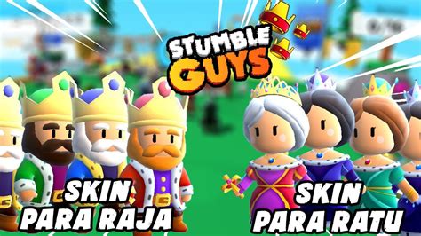 War Skin Raja Vs Ratu Stumble Guys Youtube