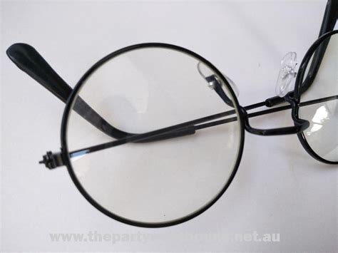 Black Rimmed Harry Potter Glasses with Lens – The Party Warehouse