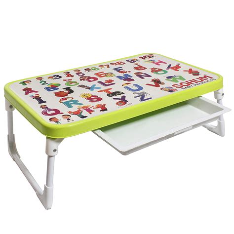 Sohum Baby Products® Kids Folding Multipurpose Bed Table With Drawer