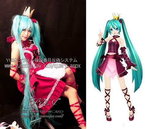 VOCALOID Hatsune Miku Project DIVA Cosplay Costume Fancy Dress Miku ...