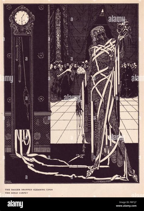 Illustration For The Story The Masque Of The Red Death By Edgar Allan