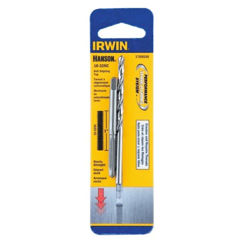 Irwin Hanson 10 32 Standard Sae 2 Pack Tap And Drill Set In The Tap