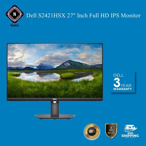 Dell S2421HSX 24 Inch FHD IPS LED Monitor 1920x1080 75Hz 3 Year