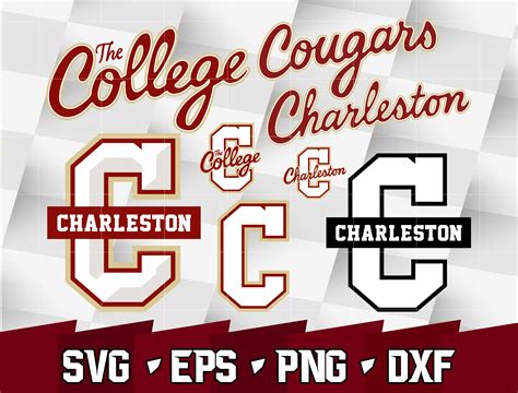 College Of Charleston Cougars Svg Bundle Ncaa Svg Ncaa Bu Inspire