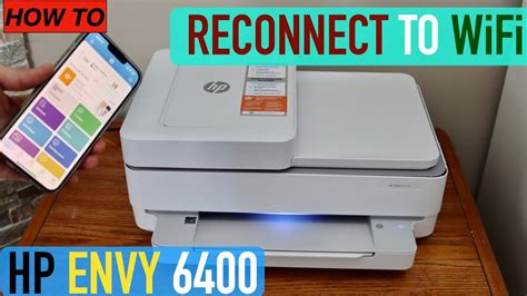 How To Reconnect HP 6400 Series Printer To New WiFi YouTube