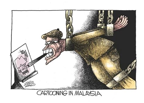 Facing 9 Sedition Charges And Possibly 43 Years In Prison Malaysian Cartoonist Zunar Is Now