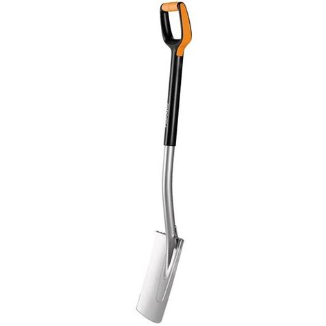 Fiskars 1003682 Gärtnerspaten Xact rund Gr M mit extrastarkem Blatt