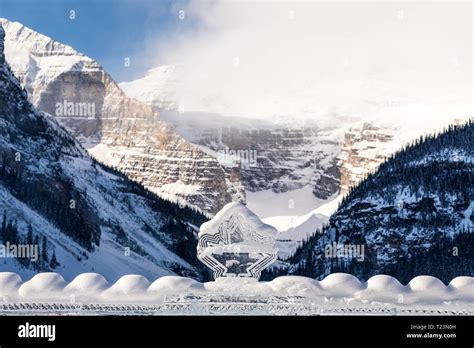 Lake Louise in the winter Stock Photo - Alamy